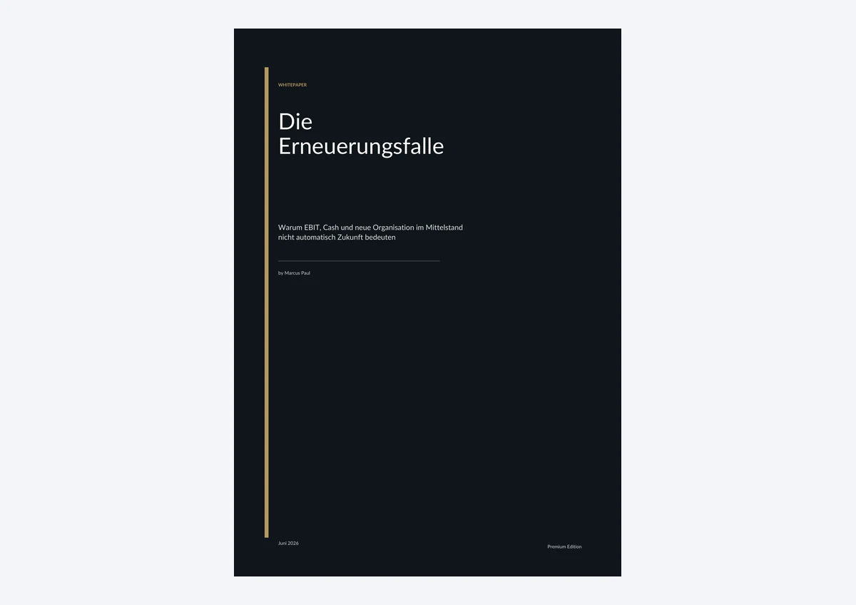 PDF-Cover: Die Erneuerungsfalle