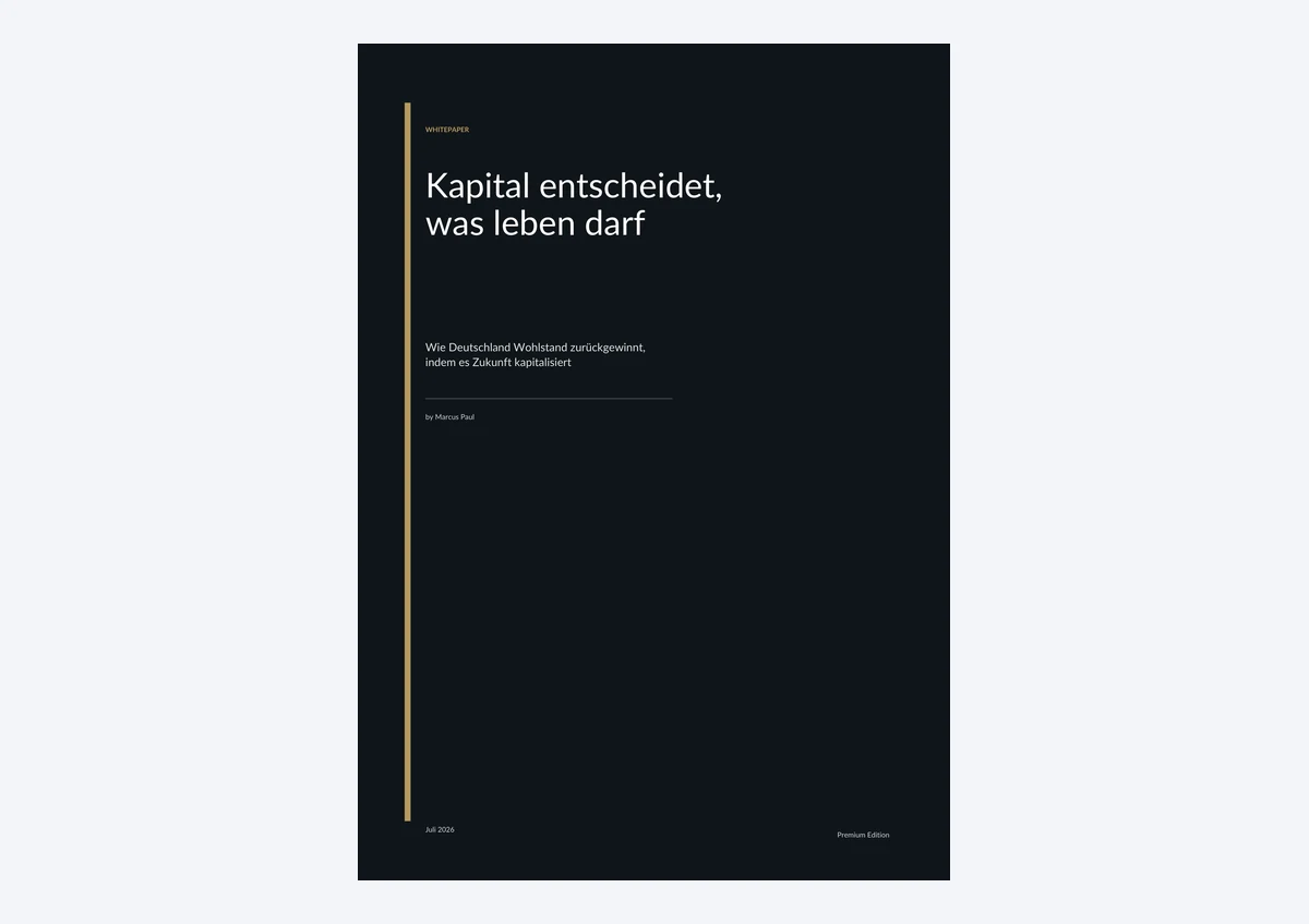 PDF-Cover: Kapital entscheidet, was leben darf