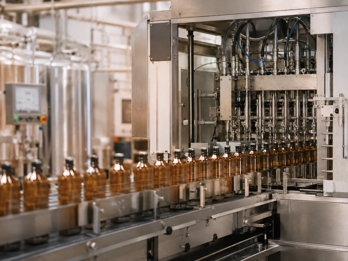 Industrielle Produktionslinie als Motiv für kommerzielle Kapazität